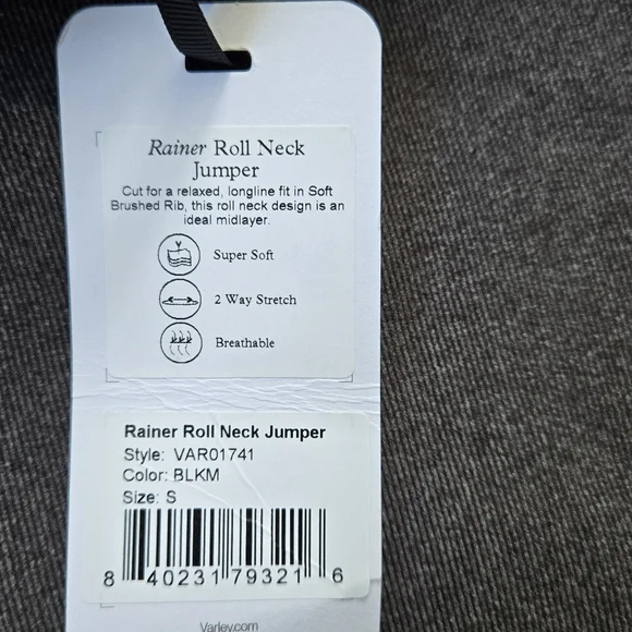 Varley Rainer Roll Neck Turtleneck Sweater NEW size small - Picture 7 of 12